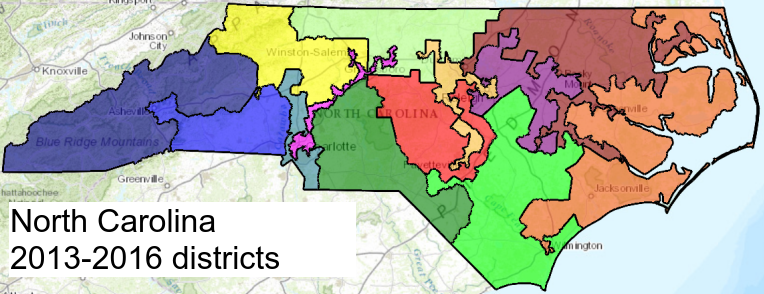 NorthCarolinaDistricts2013 2016