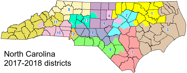 NorthCarolinaDistricts2017 2018