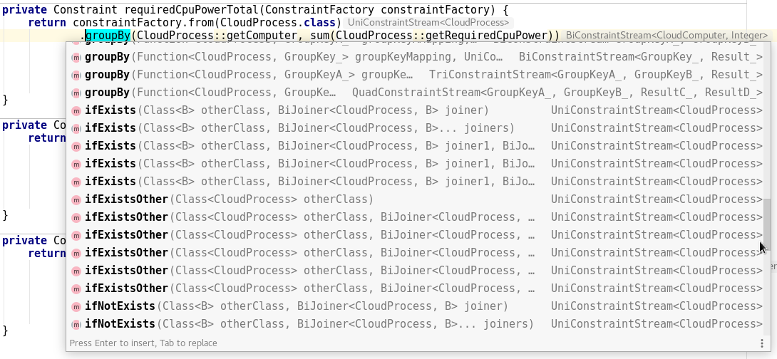 codeCompletionConstraintStreams