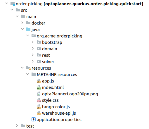 orderPickingProjectStructure