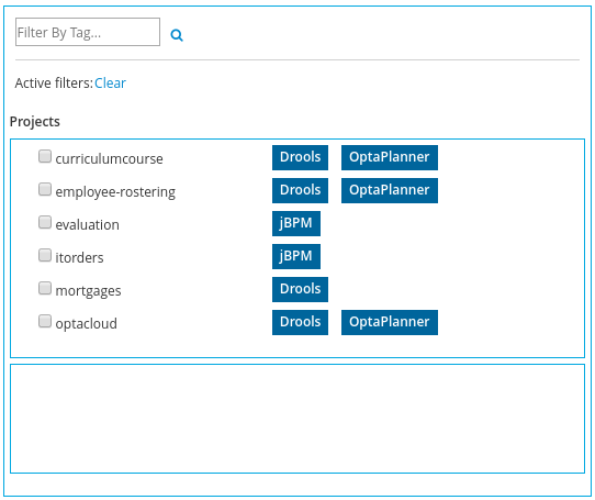 Example import dialog