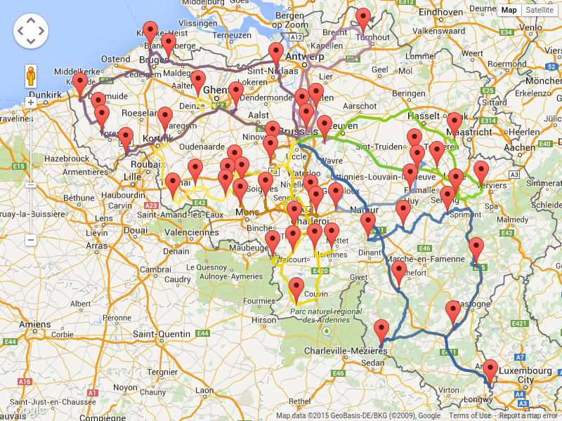 Vehicle routing with Google Maps